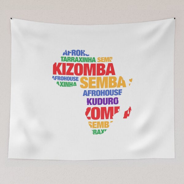 Item preview, Kizomba map color designed and sold by feelmydance.