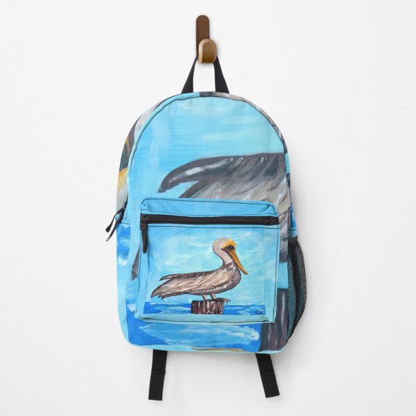 Item preview, Pelican on a pier - Original artwork by Dody Denman designed and sold by MoxyMermaid.