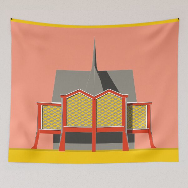 Item preview, St Paul's Church Lorrimore Sq, Poster, Architecture Print, Wall Art, Home Decor, Artwork, Brutalism Print, Wall Print, Brutalist Print designed and sold by sketchingarchi.