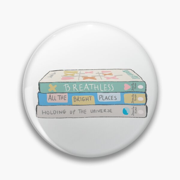 Item preview, Jennifer Niven Book Stack Illustration designed and sold by alissasdesigns.