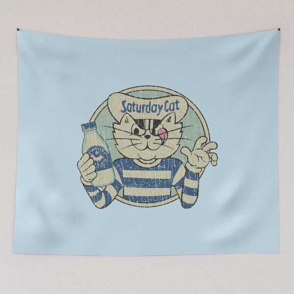 Item preview, Saturday Cat 1973 designed and sold by AstroZombie6669.