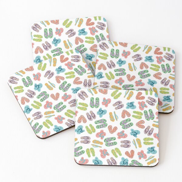 Item preview, Rainbow flip flops  designed and sold by SisterlyLove.