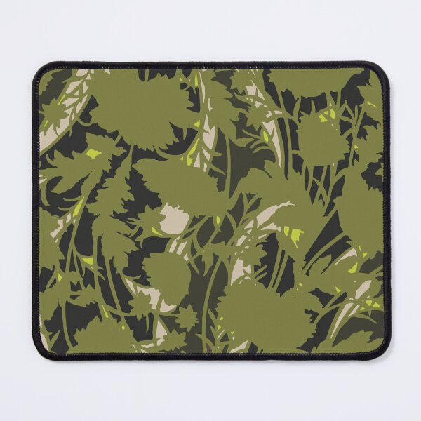 Item preview, Leaves Camouflage Digital Flowers Pattern in Green, Brown and Beige designed and sold by ShopieHome.