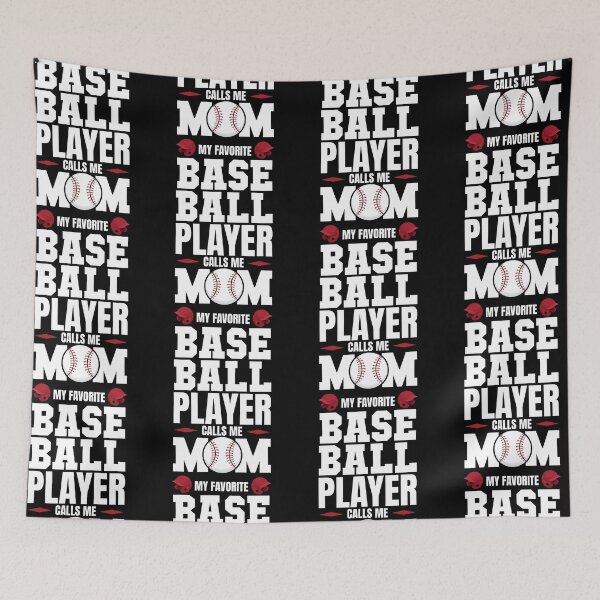 Item preview, Favorite Baseball Player Calls Me Mom Funny Fastball designed and sold by GravitiTees.