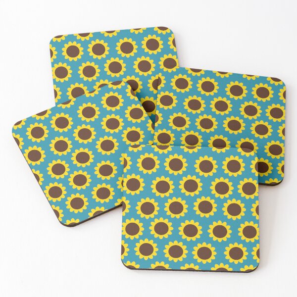 Item preview, Seventies sunflower pattern designed and sold by knappidesign.