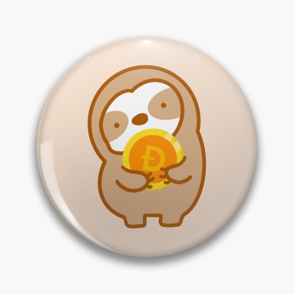 Item preview, Cute DOGE Cryptocurrency Sloth  designed and sold by theslothinme.