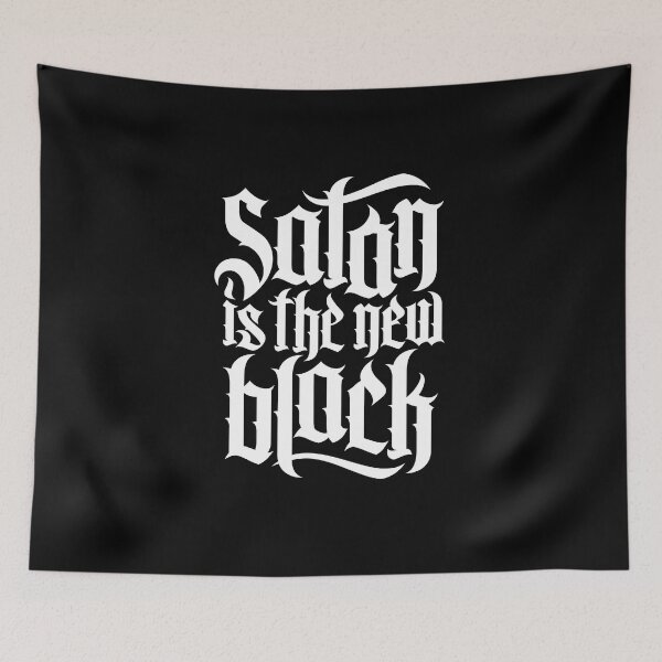 Item preview, Satan is the new black No.4 (white) designed and sold by Mystic-Land.