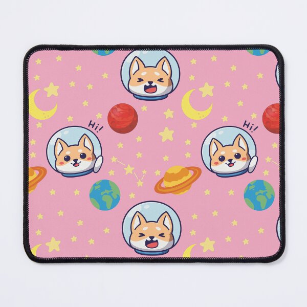 Item preview, Dogs In Space Pink designed and sold by ChiweenieHobbit.