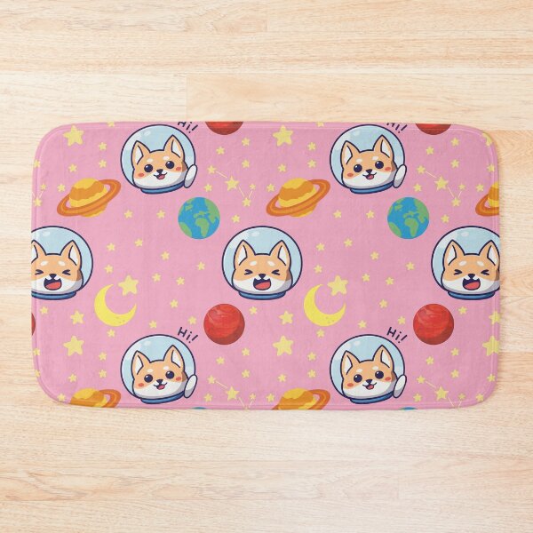Item preview, Dogs In Space Pink designed and sold by ChiweenieHobbit.