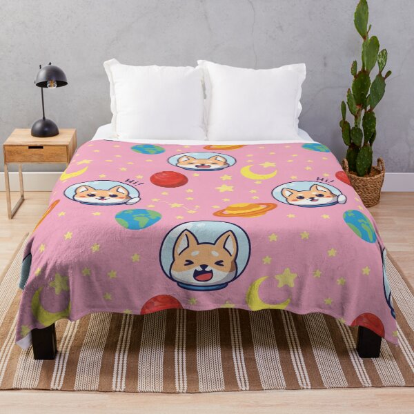 Item preview, Dogs In Space Pink designed and sold by ChiweenieHobbit.