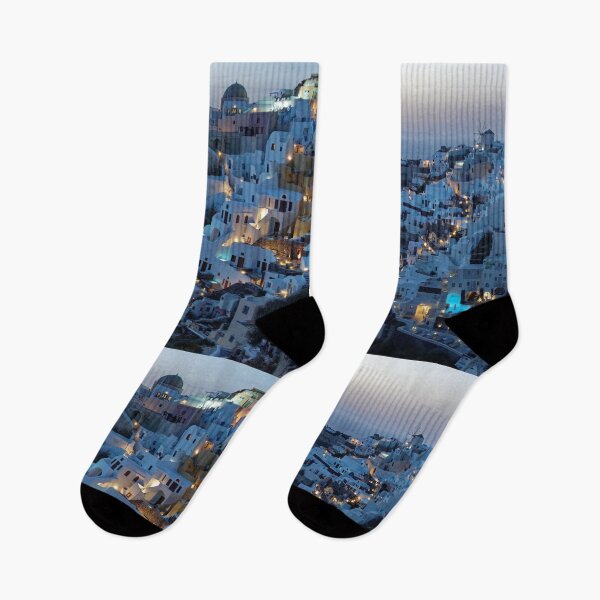 Item preview, Oia, Greece, Ocean Sunset Views designed and sold by newburyboutique.