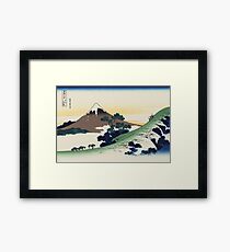 Hokusai Katsushika - Inume Pass Framed Print
