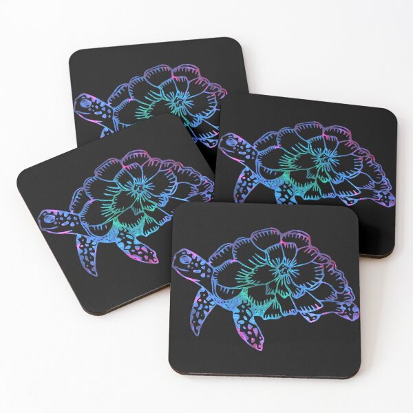 Item preview, cute little blue and purple turtle with a flower shell designed and sold by Zevy-Darling.