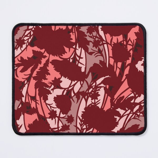 Item preview, Red Leaves Camouflage Digital Flowers Pattern in Red Shades and Pink designed and sold by ShopieHome.