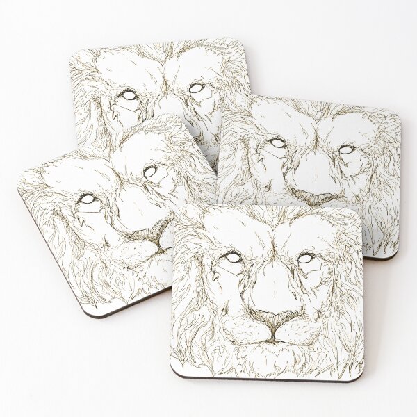 Item preview, Lion gold designed and sold by DlikeDragonShop.