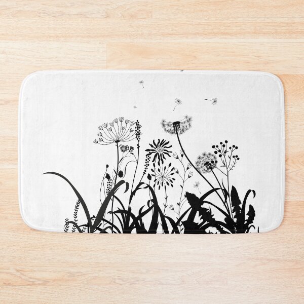 Item preview, Summer meadow black and white designed and sold by sabantha.