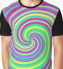 Psychedelic Swirl Graphic T-Shirt