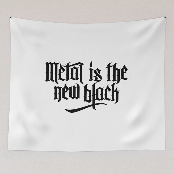 Item preview, Metal is the new black No.1 (black) designed and sold by Mystic-Land.
