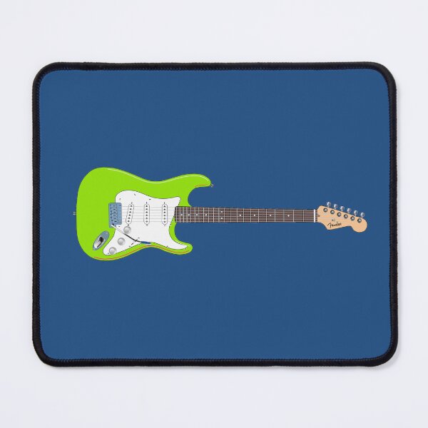 Item preview, Lime Green Strat designed and sold by Byoudesigns.