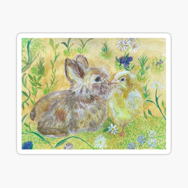 Babes in the Garden Sticker