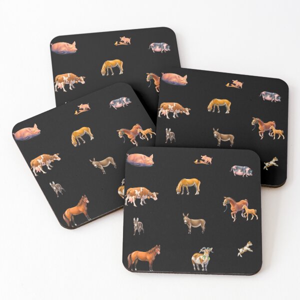 Item preview, Pigs, cows, horses, goats designed and sold by AnneWertheim.