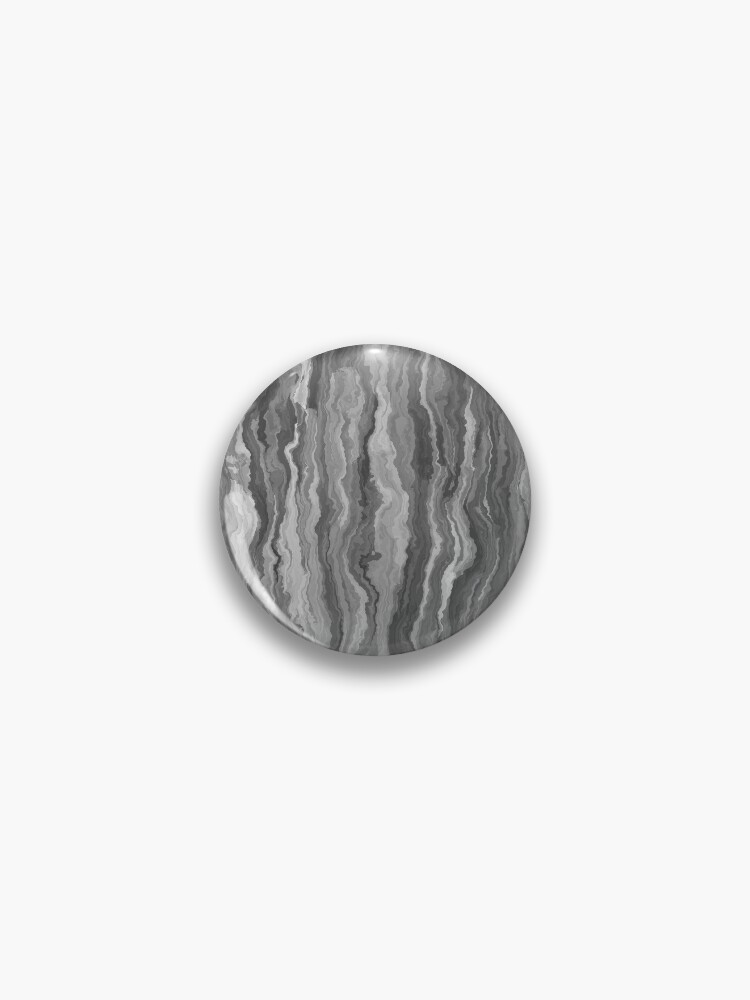 Thumbnail 1 von 3, Button, Digital Abstract Striped Watercolor Painting Light, Mid-tone and Dark Gray / Grey designt und verkauft von ColorOfTheYears.