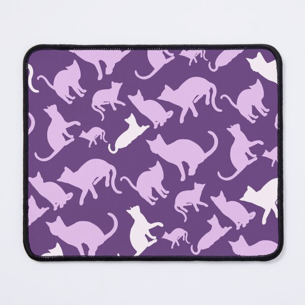 Item preview, Purple Cat Silhouette Pattern designed and sold by HappyLifeCreate.