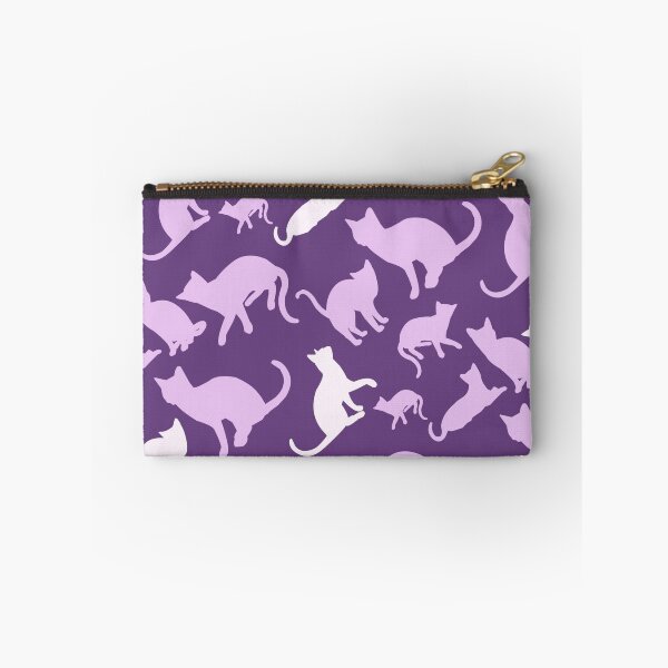 Item preview, Purple Cat Silhouette Pattern designed and sold by HappyLifeCreate.