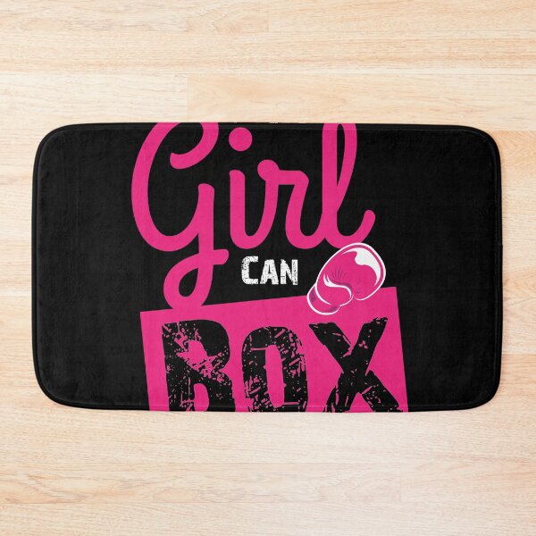 Item preview, This Girl can Box Quote Vintage Boxer Boxing Gloves Design  designed and sold by Rzelemenz.