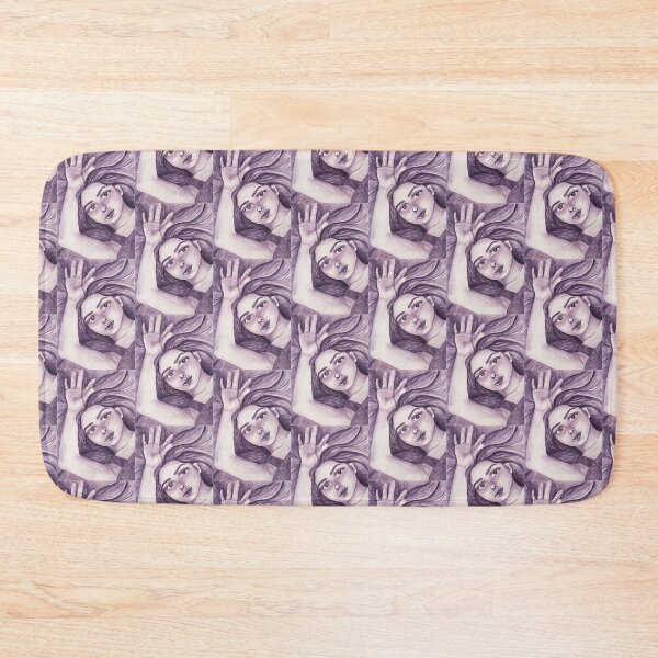 Item preview, Purple watercolour portrait of woman designed and sold by Chantellearts.