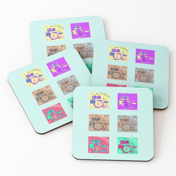 Item preview, Multi-Color Drum Sticker Pack designed and sold by ThisNThatImages.