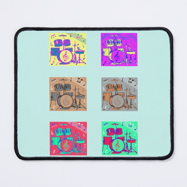 Item preview, Multi-Color Drum Sticker Pack designed and sold by ThisNThatImages.