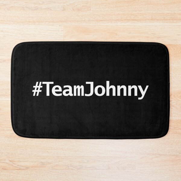 Item preview, Team Johnny Hashtag Minimal Typography White Text designed and sold by ellenhenry.