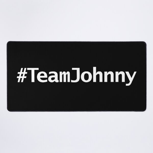 Item preview, Team Johnny Hashtag Minimal Typography White Text designed and sold by ellenhenry.