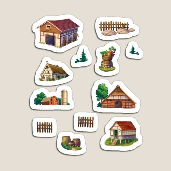 Sticker Set: On the Farm Magnet