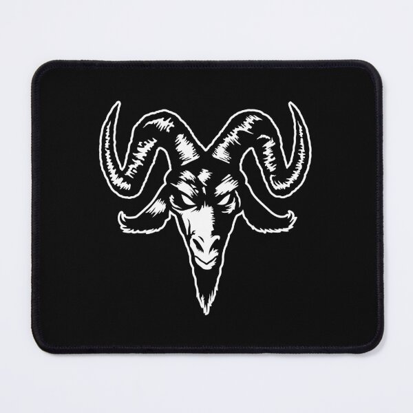Item preview, Satanic Goat Head (white) designed and sold by Mystic-Land.