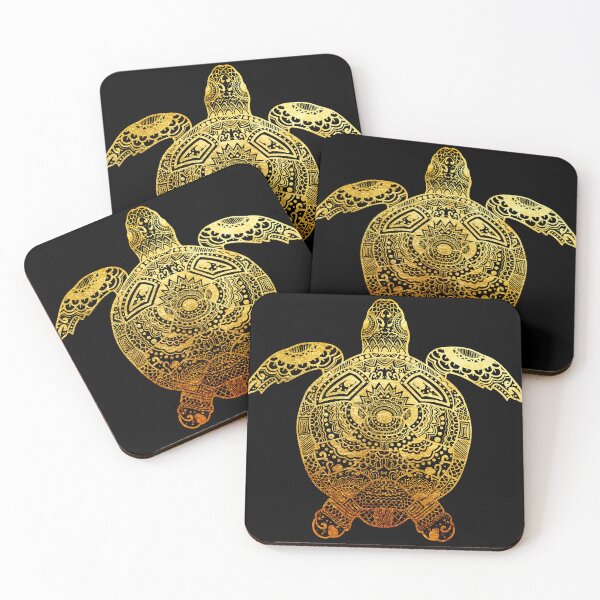 Item preview, intricate gold turtle design   designed and sold by Zevy-Darling.