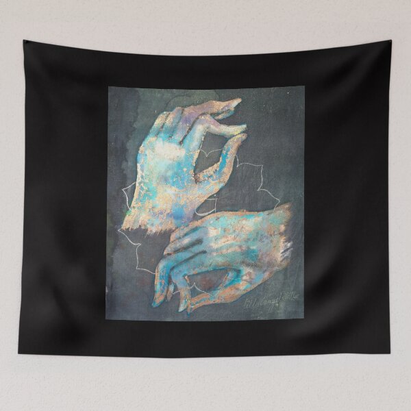 Item preview, Anahata - heart 'blue hand' chakra mudra designed and sold by Nachaya.