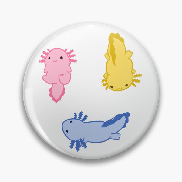 Item preview, colorful axolotls designed and sold by PinkBunnyFluff.