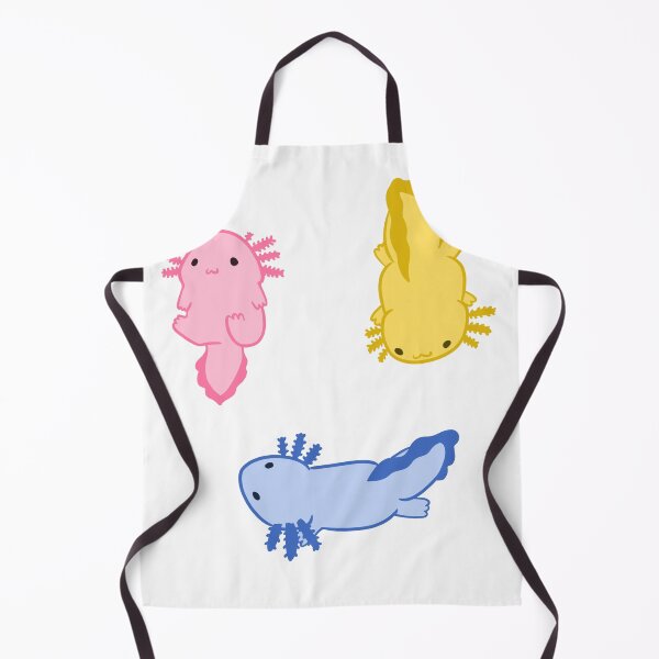 Item preview, colorful axolotls designed and sold by PinkBunnyFluff.