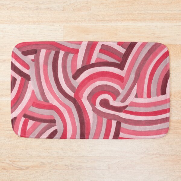 Item preview, Circle Mandala Striped Shades of Red designed and sold by inklets.