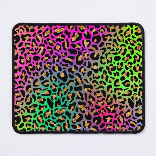 Item preview, Neon Rainbow Leopard Animal Print v2 designed and sold by sugarpopsky.