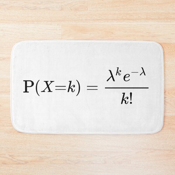 Item preview, Poisson distribution, probablity and math basics designed and sold by NoetherSym.