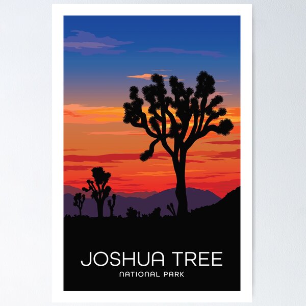 Joshua Tree National Park at Sunset Poster