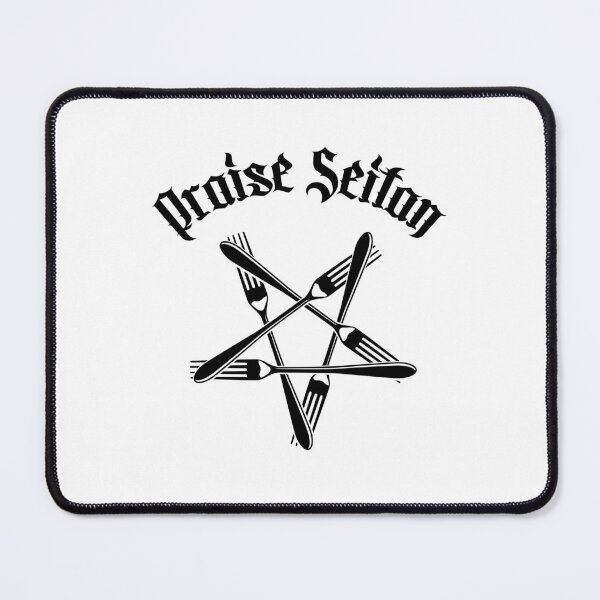 Item preview, Praise Seitan - Go Vegan 1.2 (black)	 designed and sold by Mystic-Land.