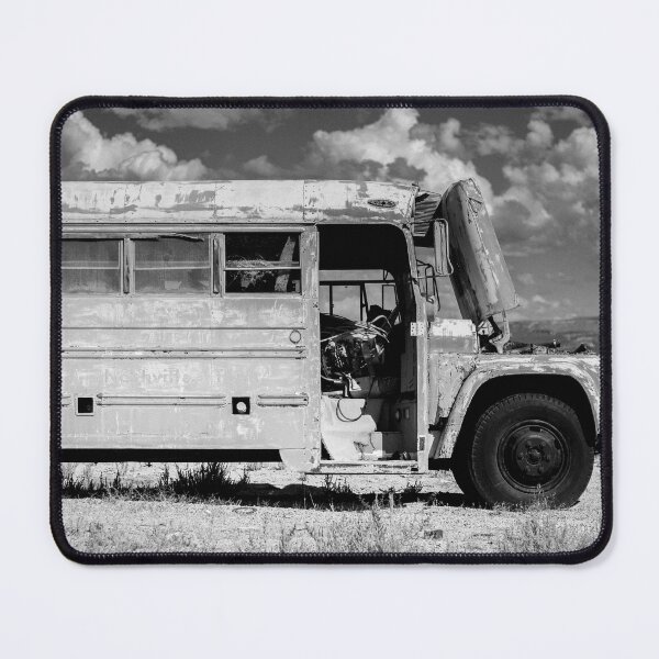 Item preview, On the Road Again - Vintage School Bus Abandoned designed and sold by Lostlogo.