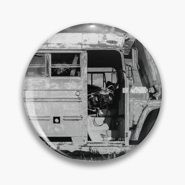 Item preview, On the Road Again - Vintage School Bus Abandoned designed and sold by Lostlogo.