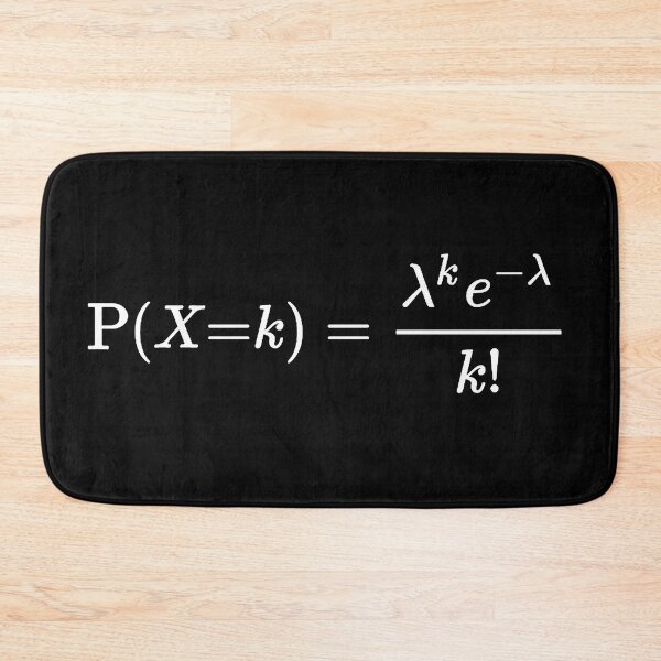 Item preview, Poisson distribution probabilty and math basics designed and sold by NoetherSym.