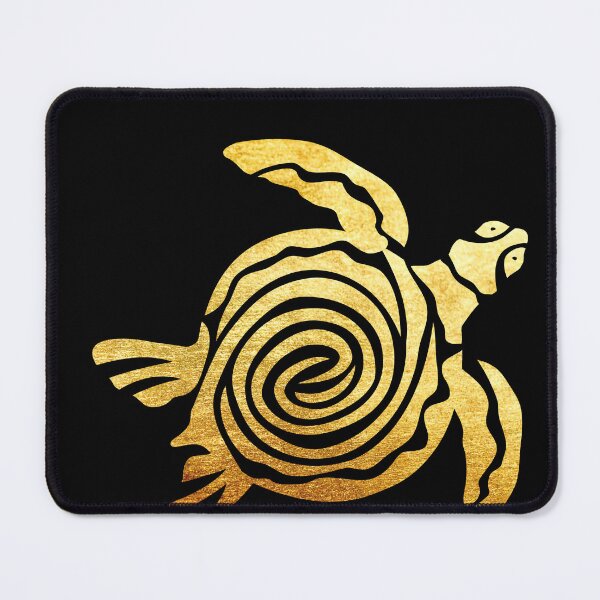 Item preview, gold metallic turtle chunky swirl design   designed and sold by Zevy-Darling.