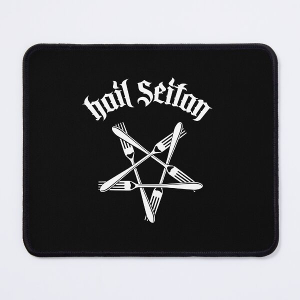 Item preview, Hail Seitan - Go vegan No.1.2 (white)	 designed and sold by Mystic-Land.